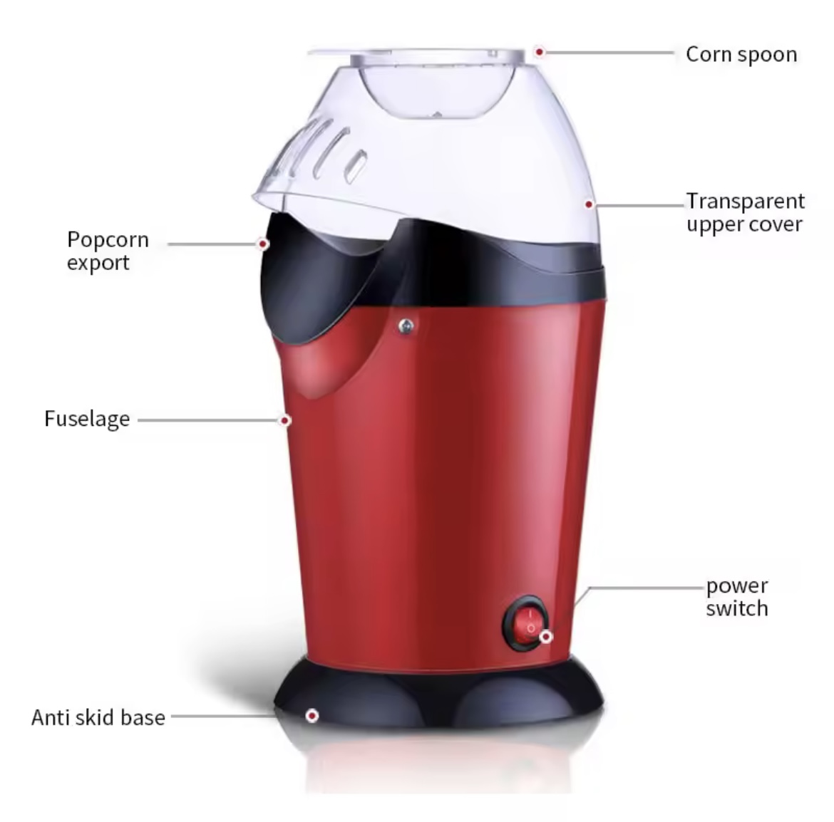 Miniatura 6 de CRISPETERA MAQUINA PALOMITAS MAIZ ELECTR